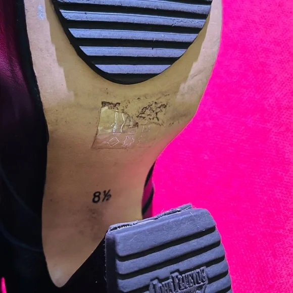 Killer John Fluevog Black Platform Mary Jane’s - Picture 10 of 12